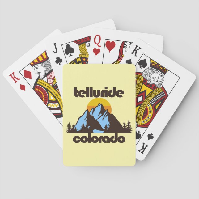 Telluride,Colorado Poker Cards (Back)