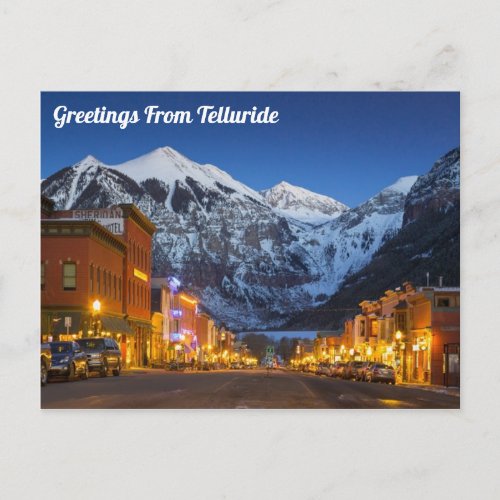 Telluride Colorado Postcard