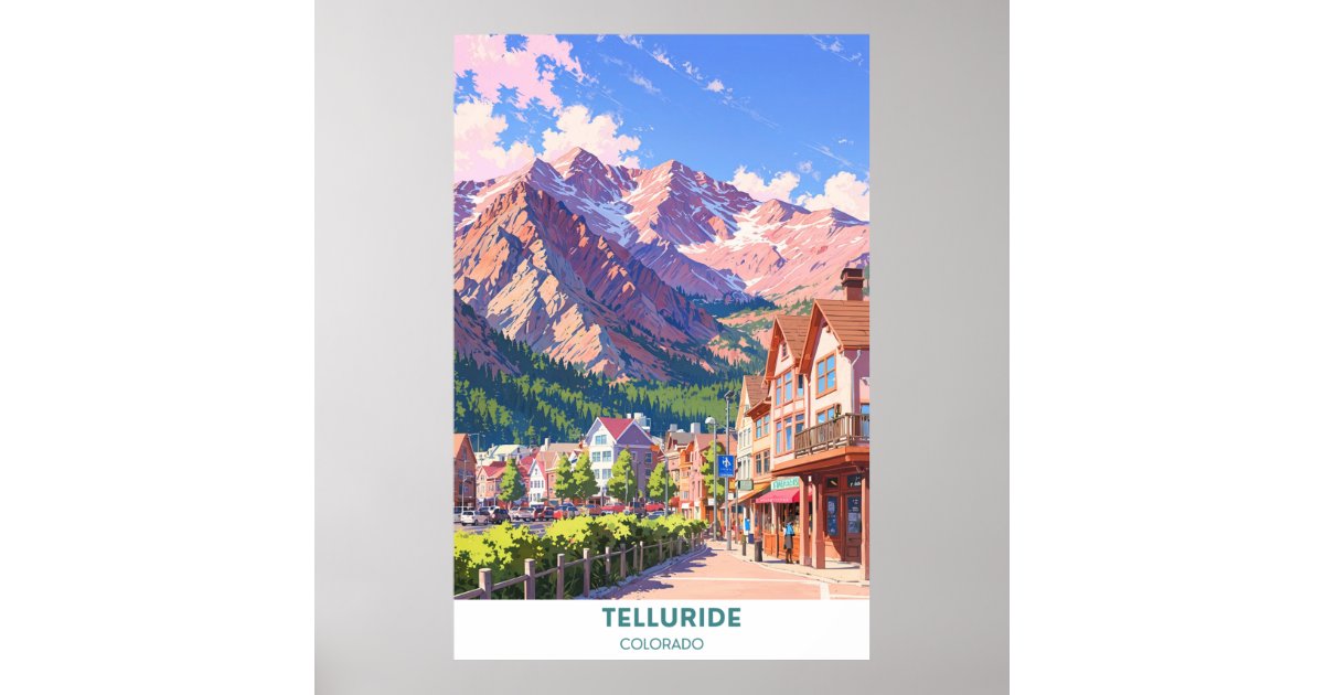 Telluride - Colorado - Scenic Walk Poster | Zazzle