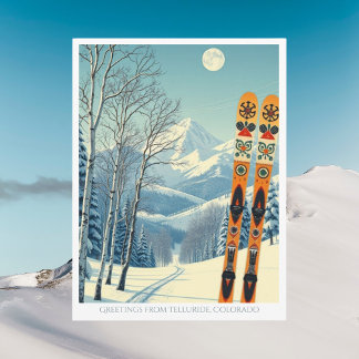 Telluride Colorado ski vacation Postcard