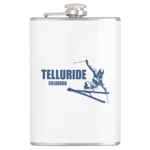 Telluride Colorado Skier Flask