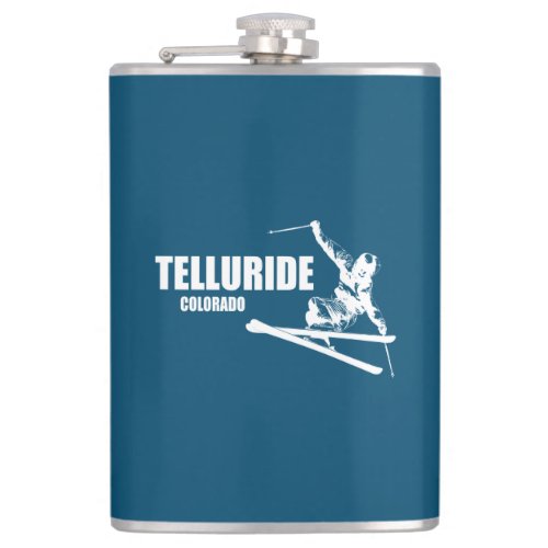 Telluride Colorado Skier Flask