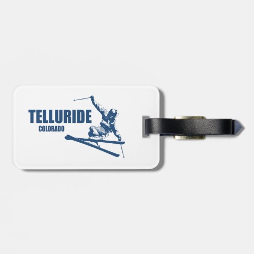 Telluride Colorado Skier Luggage Tag