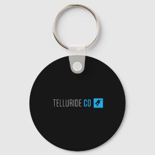 Telluride Colorado Snowboard Box Type  Keychain