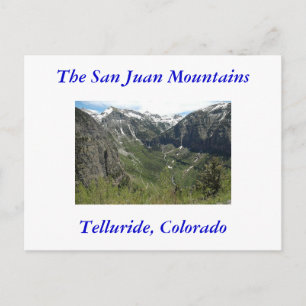 Telluride, Colorado, The San Juan Mountains Postcard