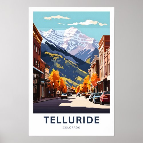 Telluride Colorado Travel Print