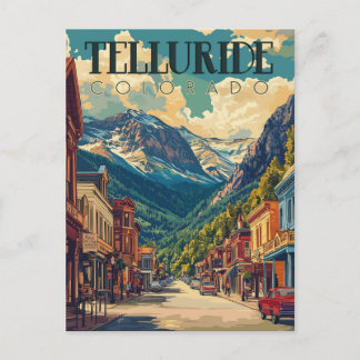Telluride, Colorado Vintage Travel Postcard