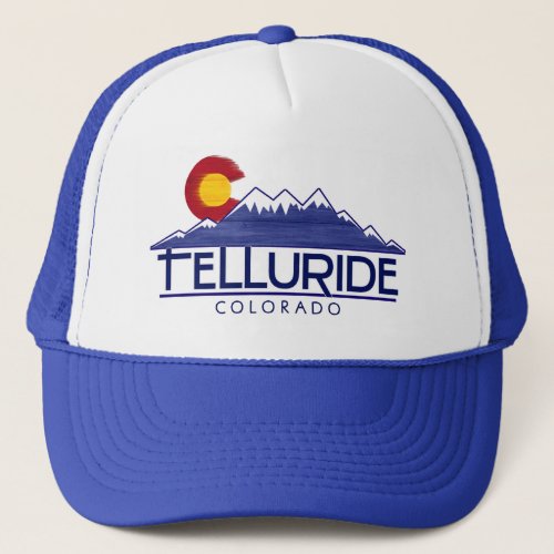 Telluride Colorado wood mountains hat