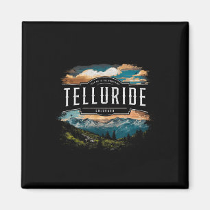 Telluride Mountains Colorado Hiking Outdoors Vinta Magnet