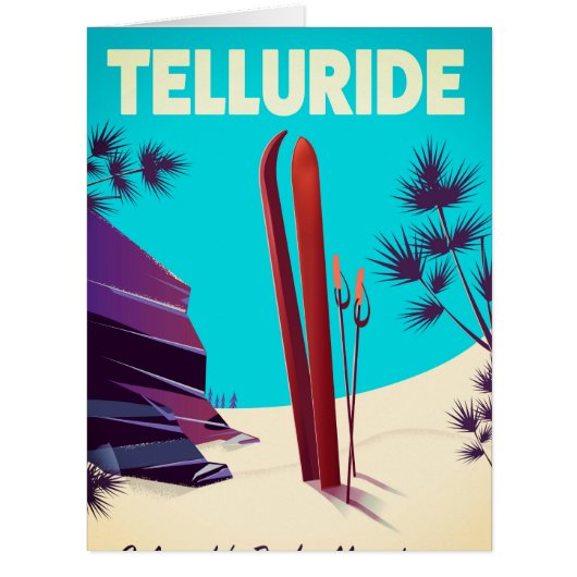 Telluride Ski Rocky Mountains Cards (Front)