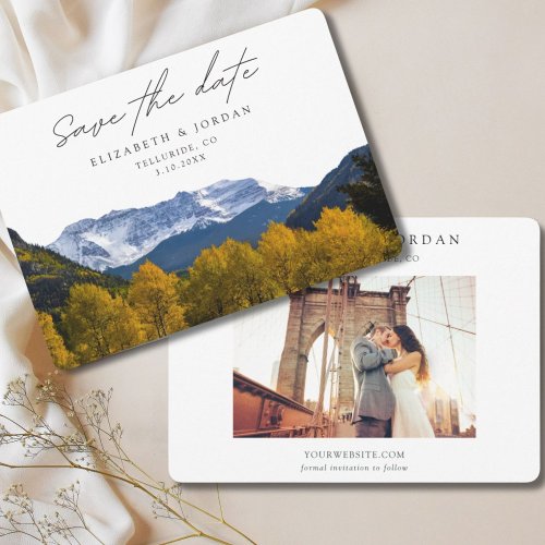 Telluride Wedding Colorado Save the Date  Invitation