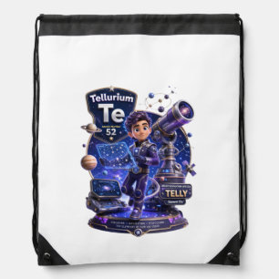 Tellurium character from the ATOMIVRA Drawstring Bag