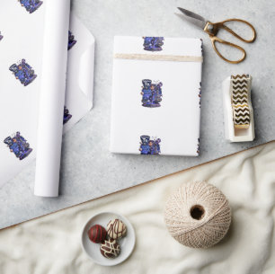 Tellurium character from the ATOMIVRA™ Wrapping Paper