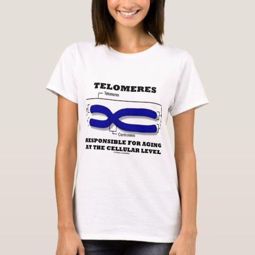 Telomeres Responsible For Aging At Cellular Level T_Shirt