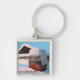 Telpher carrier or Coils Cabin by Swiss artist REN Keychain