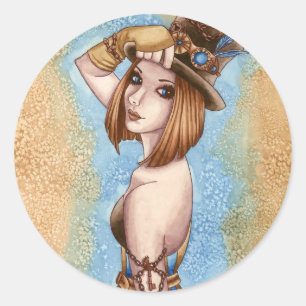 Telsa - Steampunk Sticker