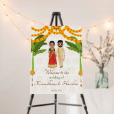 Telugu Wedding Welcome Sign as Telugu Wedding Signages South -  Norway