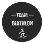 tema biathlon classic round sticker tema biathlon classic round sticker