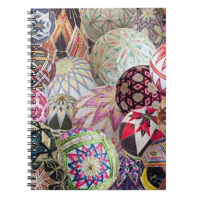 Temari Montage Notebook - Lined pages (Front)
