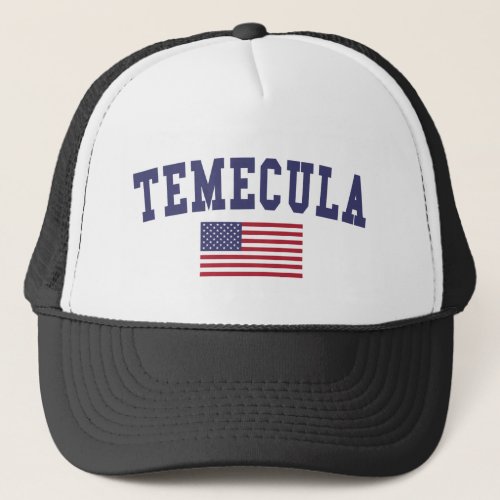 Temecula US Flag Trucker Hat