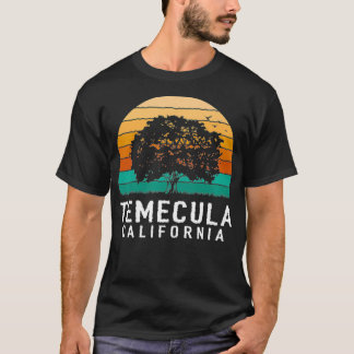 Temecula Vintage Sunset California Souvenir Premiu T-Shirt