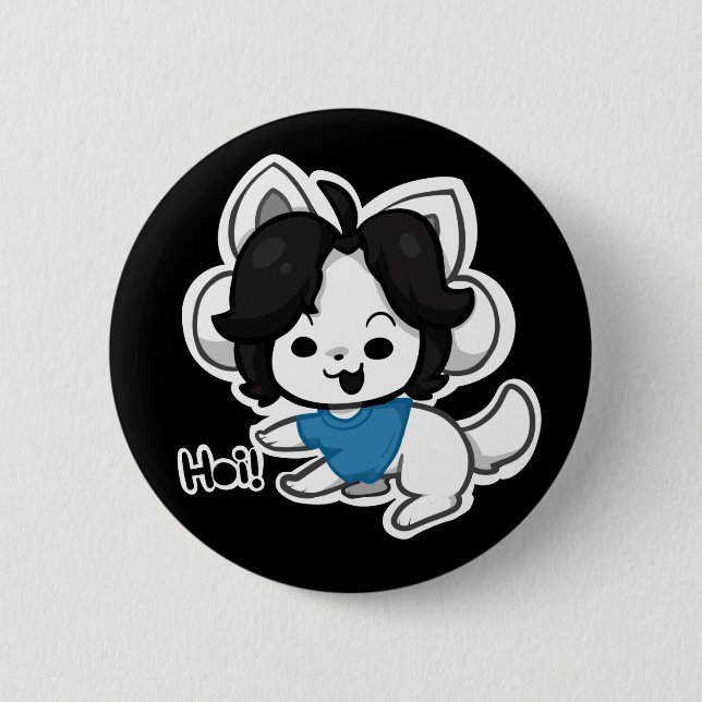 Temmy Pinback Button (Front)
