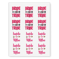 Temp Bride Tribe Bridesmaid women's Pink