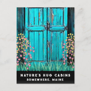 *~* temp door holiday postcard
