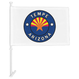 Tempe Arizona Car Flag