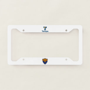 Tempe (Arizona) city flag  License Plate Frame