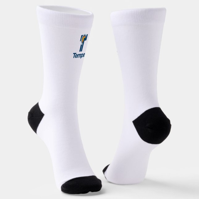 Tempe (Arizona) city flag Socks (Angled)