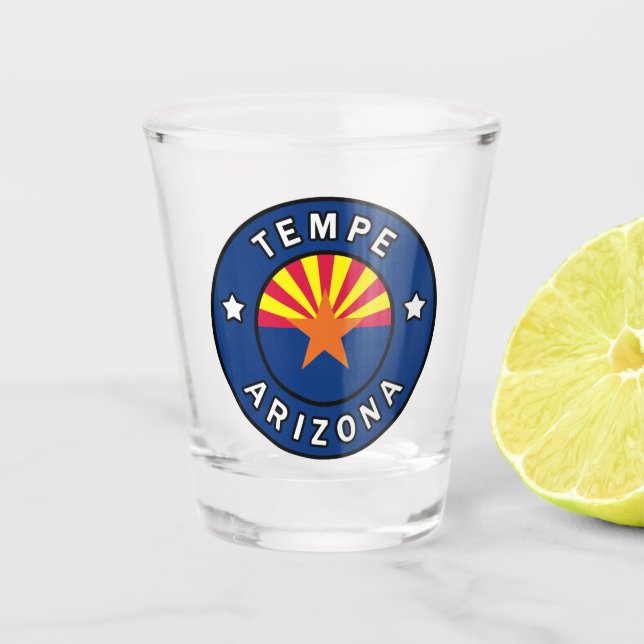 Tempe Arizona Shot Glass (Front)