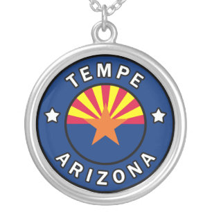 Tempe Arizona Silver Plated Necklace