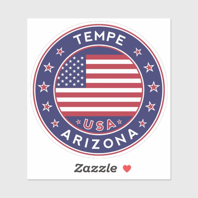 Tempe Arizona, Tempe Sticker (Sheet)