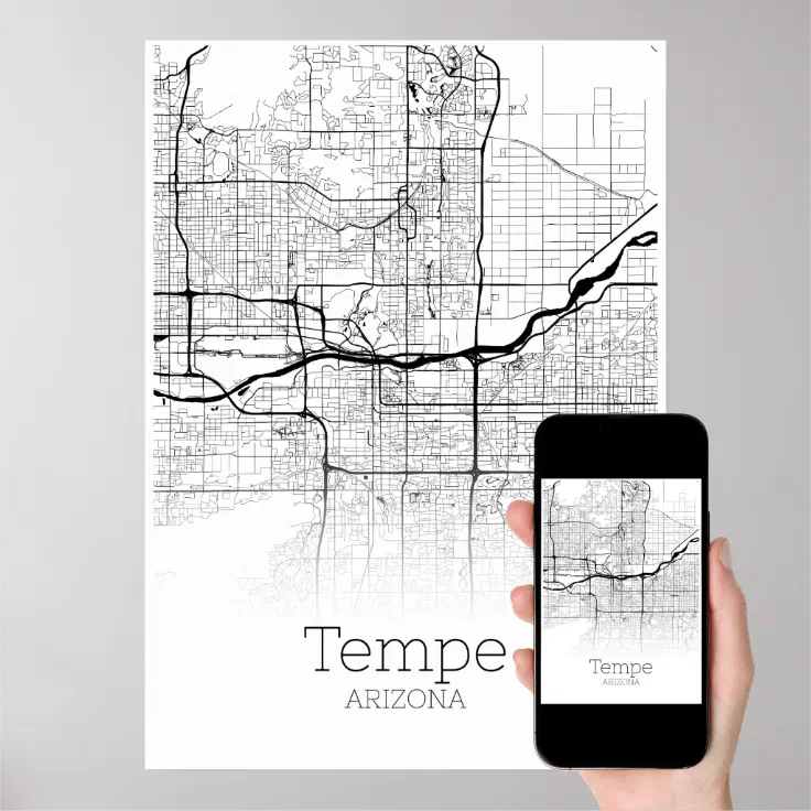 Tempe Map Arizona City Map Poster R0600e35ddc904e3ebf7934358c3b78e3 5vj7q 736.webp