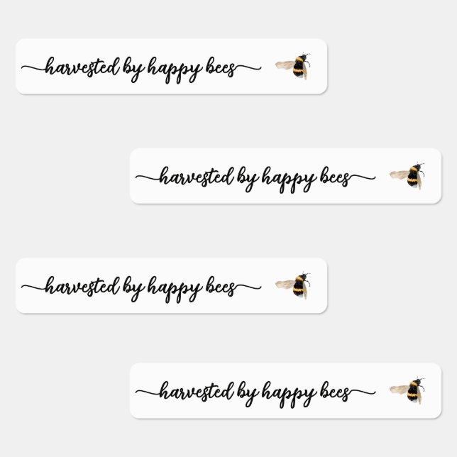 Temper proof Honeybee Apiary jar seal Labels (Group)