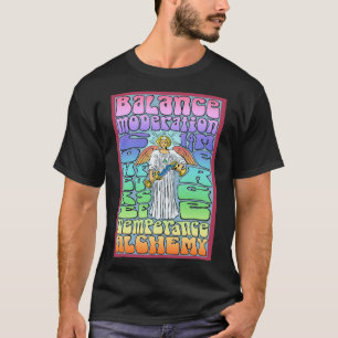 Temperance Card Rock n Roll Tarot Deck Poster T-Shirt