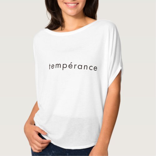 temperance in French temperance in French