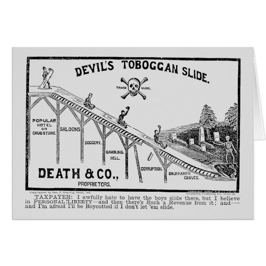 Temperance Movement, 1887 Cards (Front Horizontal)