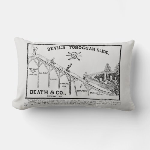 Temperance Movement 1887 Lumbar Pillow