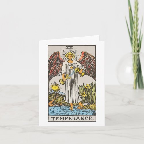 Temperance _ Rider Waite Smith tarot Card