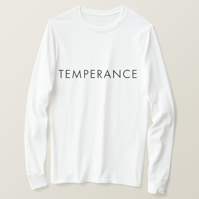 temperance T-Shirt (Design Front)