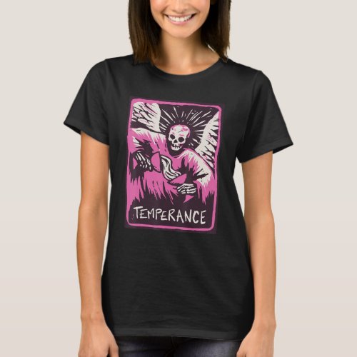 Temperance Tarot Card Mystical Cards  Occult Magic T_Shirt