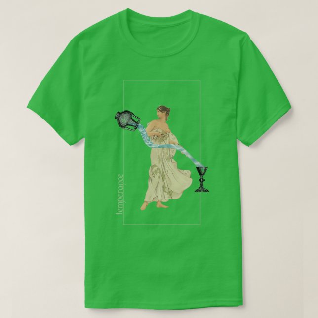 Temperance Tarot Collage T-Shirt (Design Front)