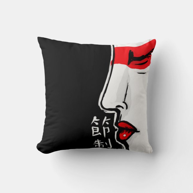 Temperance Throw Pillow (Front)