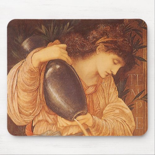 Temperantia by Sir Edward Coley Burne_Jones Mouse Pad