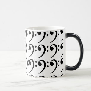 Temperature changing BASS CLEF Mug