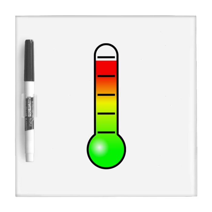 Temperature Thermometer Dry Erase Whiteboard