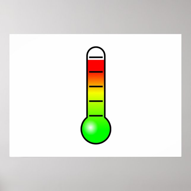 Temperature Thermometer Poster (Front)