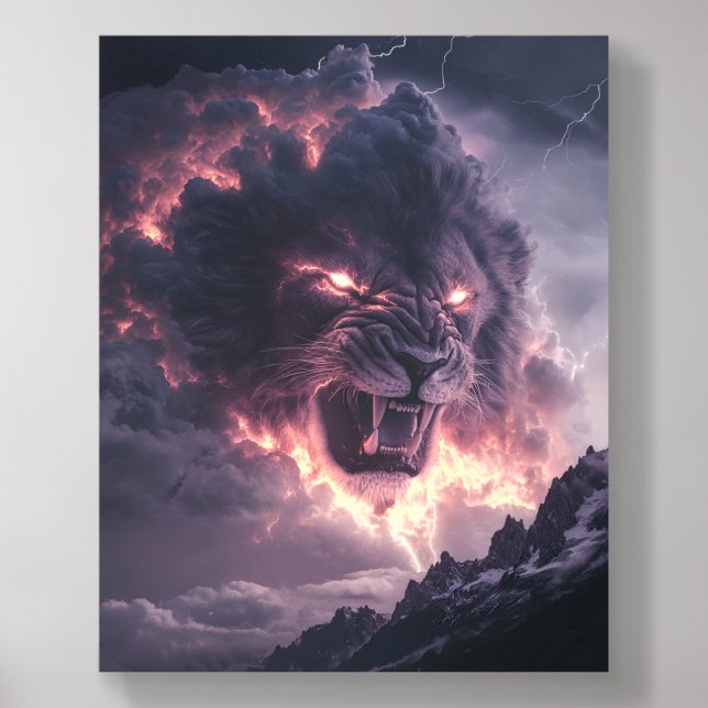 Tempest Lion King Acrylic Photo Tile (Front Set)